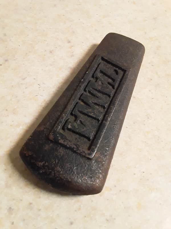 Vintage Tama (32 oz.) Cast Iron Threaded Counter Weight for Boom Arm - Rare to Find image 1