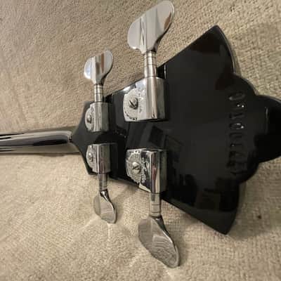 1979 Guild B-302 Left Hand Black 34” Scale Electric Bass Made In USA Rare Hard To Find Lefty - Video Demo image 13