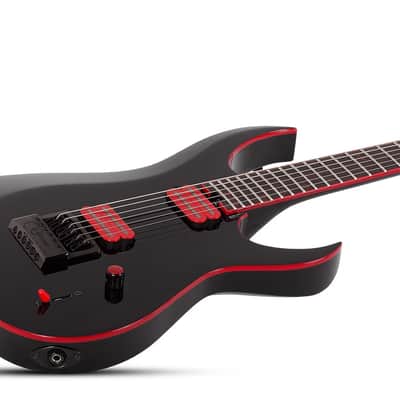 Schecter Sunset-6 Red Dawn ET Gloss Black image 3