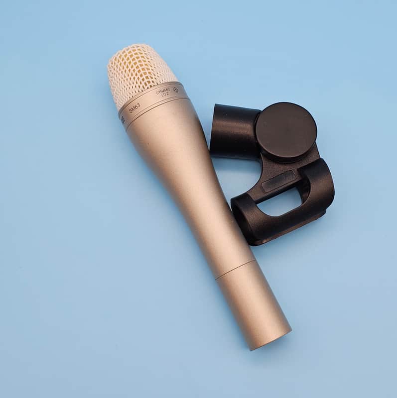 ☆Shure SM63 Omnidirectional Dynamic Microphone w/ Mic Clip - Electro-Voice 635A Omni Alternative image 1