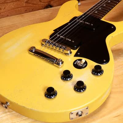 Gibson Les Paul Faded Double Cutaway 2003 DC Cut Faded TV Yellow  93508 image 9