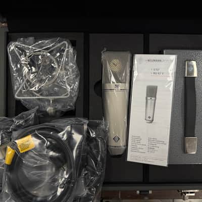 Neumann U 67 Set Large Diaphragm Multipattern Tube Condenser Microphone Reissue 2018 - Present - Nickel image 1