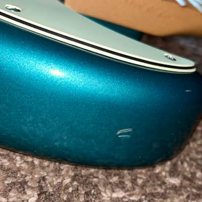 2015 Fender Deluxe Lone Star hss Stratocaster, Maple Fingerboard, Ocean Turquoise electric guitar image 8