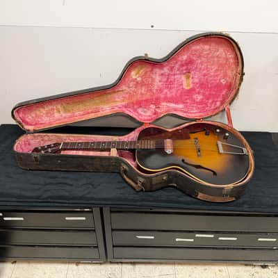 Vintage Gibson 1952 L-48 Hollowbody Archtop Acoustic Electric Guitar with DeArmond Gold Foil Pickup and Lifton Case image 1