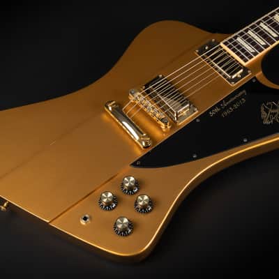 2013 Gibson 50th Anniversary Firebird - Bullion Gold | USA Limited Edition 1 / 500 Mini Humbucker 3.2kg | CoA OHSC image 6