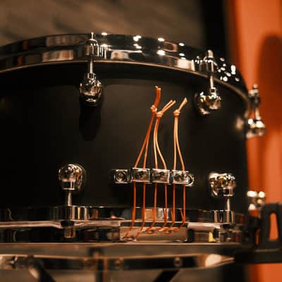 Pearl DC1465S/C Dennis Chambers 14x6.5" Signature Snare Drum - Matte Black with Chrome Hardware image 3