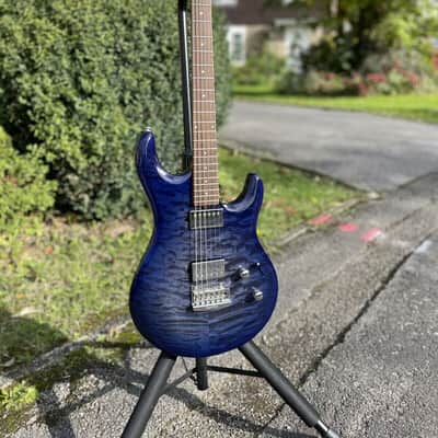 Music Man Luke III HH BFR Blueberry Burst Quilt Roasted RW - Mint Inc Case image 5