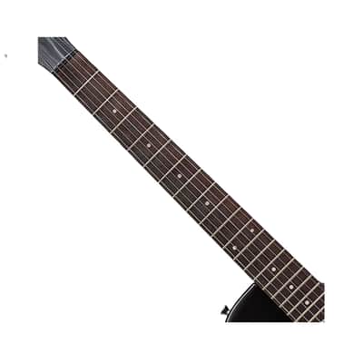 Silvertone 1303 Series Single Cut Electric Guitar - Black - Open Box image 3