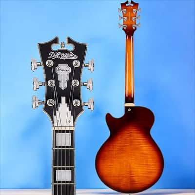 D'Angelico Premier SS Single Cutaway w/ stop-bar tailpiece, Dark Iced Tea Burst w/Gig Bag DAPSSDITBNS image 4