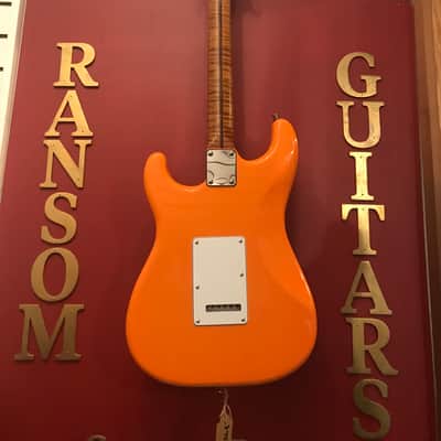 Ransom "Strat" style fiesta red electric guitar strat style 2026 - Fiesta Red urethane image 2