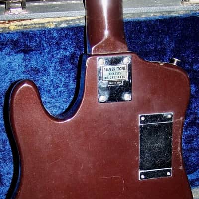 1960's Silvertone 1487 Electric Guitar (Teisco TRG-1) image 5