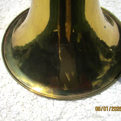 Bach Stradivarius Model 6 (VII) 1949, Gold, Mute, Mouthpiece, Case image 12
