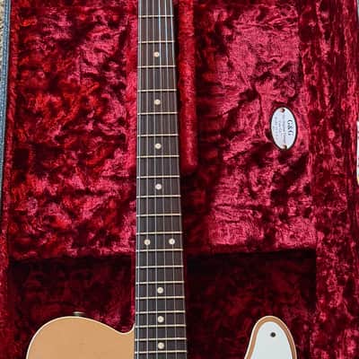 Fender Custom Shop P90 Mahogany Telecaster Journeyman Relic 2020 Aged Firemist Gold image 2
