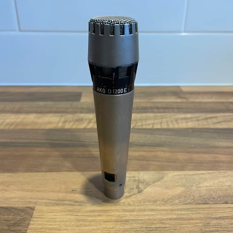 AKG D 1000E Cardioid Dynamic Microphone 1970s - Silver image 1
