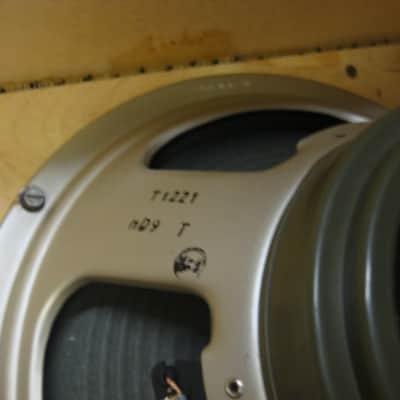 Marshall 1960A 4x12 Cabinet 1971 Celestion G12M T1221 75hz Pulsonic Cone Greenback RARE All Original image 5