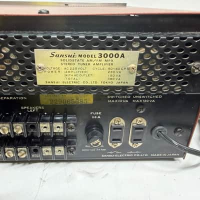 Sansui 3000A Stereo Receiver Serviced DeoxIT Tested Working Vintage image 21