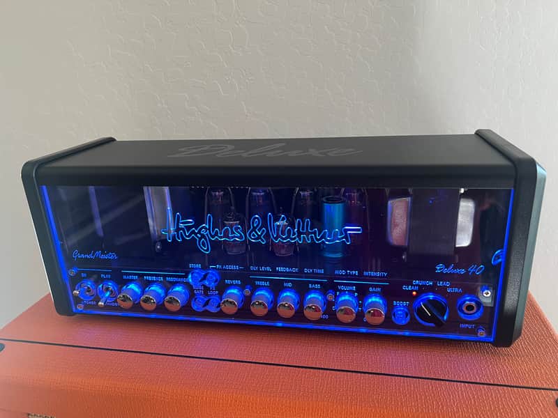 Hughes & Kettner Grandmeister 40 Deluxe Guitar Amp w/ Original Box and Carry Case, WMI-1 Adapter, and Footswitch image 1