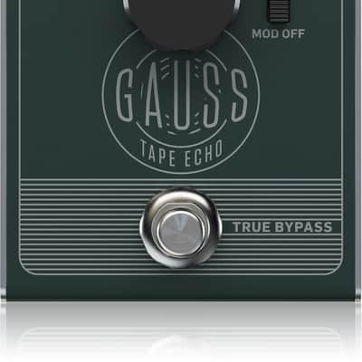 TC Electronic Gauss Tape Echo Pedal Super-Saturated with Mod Switch, Delay, Sustain and Volume Controls image 4