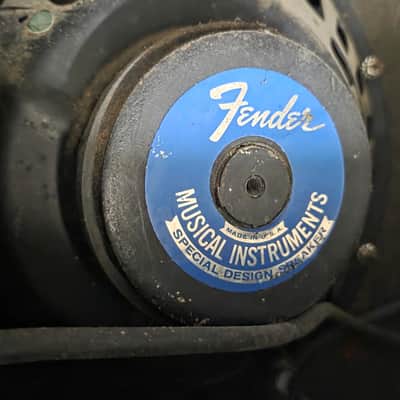1966 Fender Fender Deluxe Reverb Blackface AB763 Vintage Tube Amp 1966 image 4
