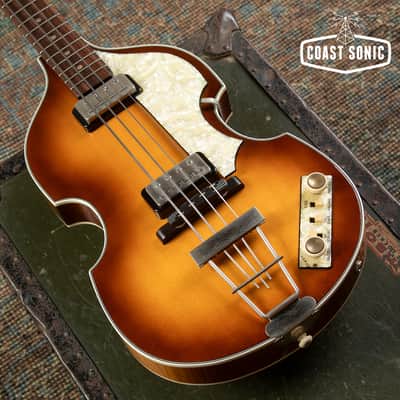 2010 Hofner 500/1 Vintage '62 Thomas Stühlein Made in Germany w/case image 6