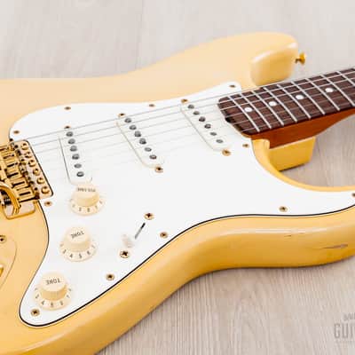 1987 Fender Custom Shop American Vintage '62 Stratocaster Blonde Mary Kaye w/ Gold Hardware, Case image 6