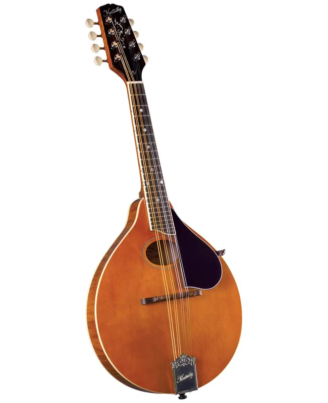 Kentucky KM-272 Deluxe Oval Hole A-Model Mandolin – Transparent Amber image 1