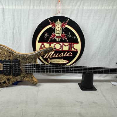 Warwick Limited Edition #39 of 100 Teambuilt Corvette $$ Double Buck 5-String Bass 2019 - Natural Transparent Satin Multicolor image 1