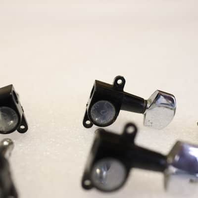 Rare Schaller Offset 3x3 Tuners Chrome Plastic Vintage 70's guitar W. Germany image 12