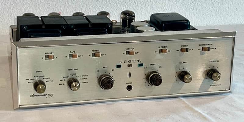 1960's HH Scott 299D Stereo Integrated Tube Amplifier, Closet Find Very Clean !