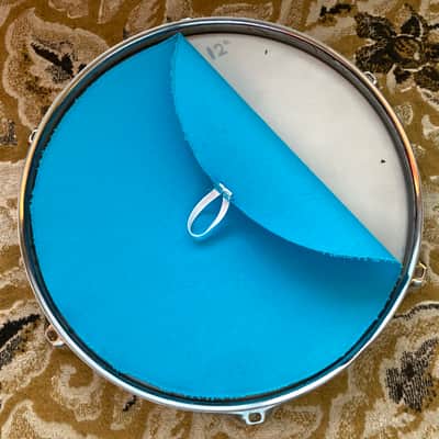 12" single layer Drum Bunny cloth drum cover - dampener - partial mute - compare to Drum Tortillas - Quesadilla - Big Fat Snare image 2