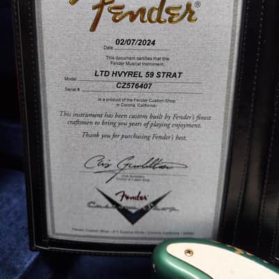 2024 Fender Custom Shop '59 Reissue Heavy Relic Stratocaster COA Great Player! image 7