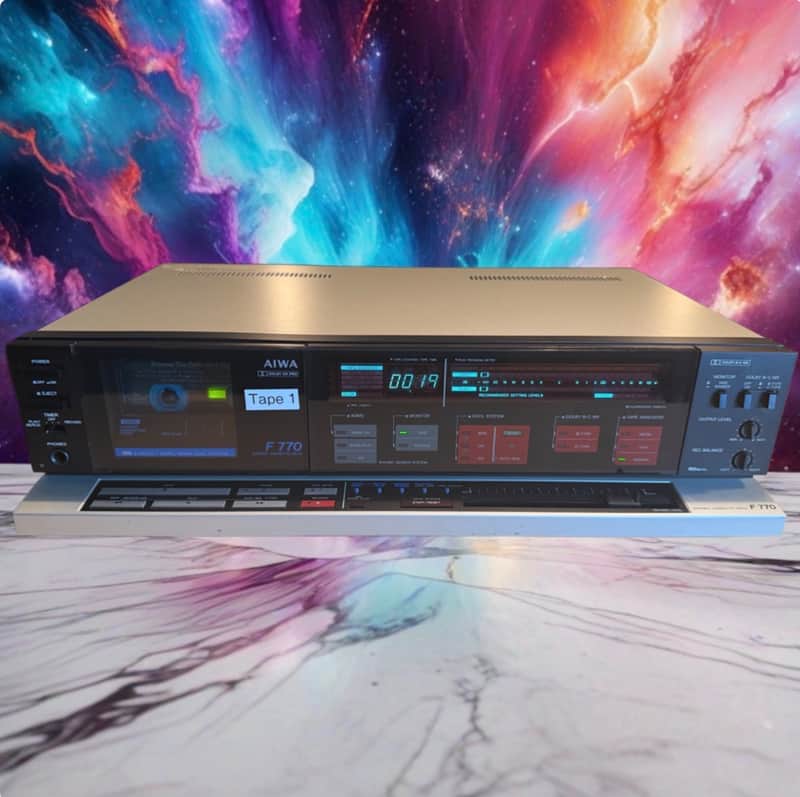 AIWA AD-F770 3head cassette deck Dolby Bc Full Fresh Service Extremely Rare Wow! image 1