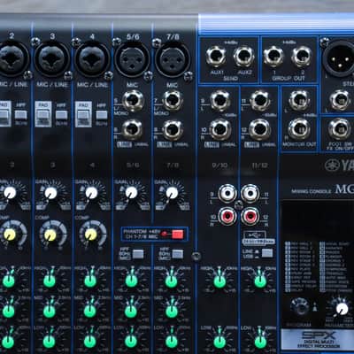 Yamaha MG12XU MG Series (XU Model) 12-Input Stereo Analog Live Mixer w/ Effects image 4
