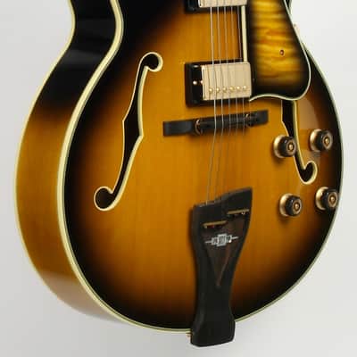 Ibanez LGB30-VYS George Benson Signature Hollow Body Guitar 6-String - Vintage Yellow Sunburst + Case MF100C image 5