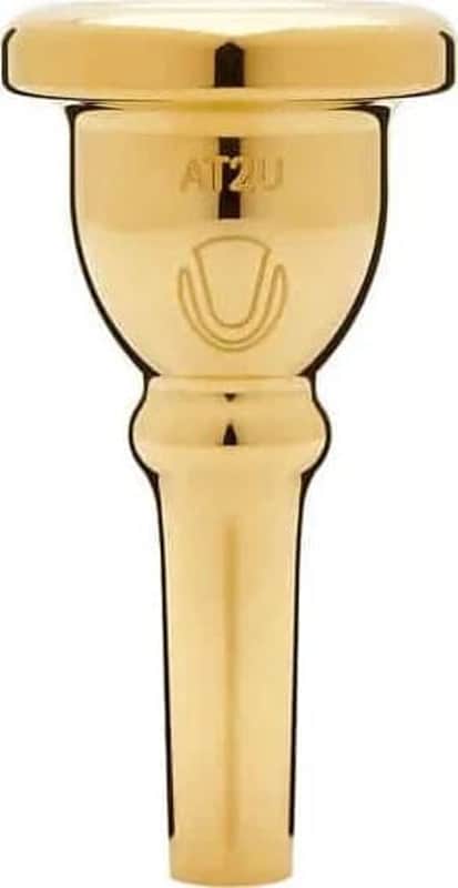Denis Wick Ultra Tuba Mouthpiece, Gold-Plated, AT1U image 1