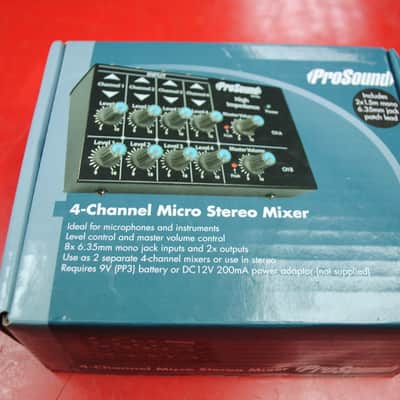 ProSound MY96 4-Channel Micro Stereo Mixer image 4