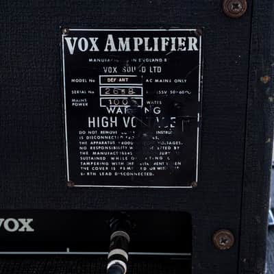 1969 Vox Defiant JMI UK-Made Vintage Solid State Amp, Head + 2x12 Speaker Cabinet w/ Fane, Ftsw image 9