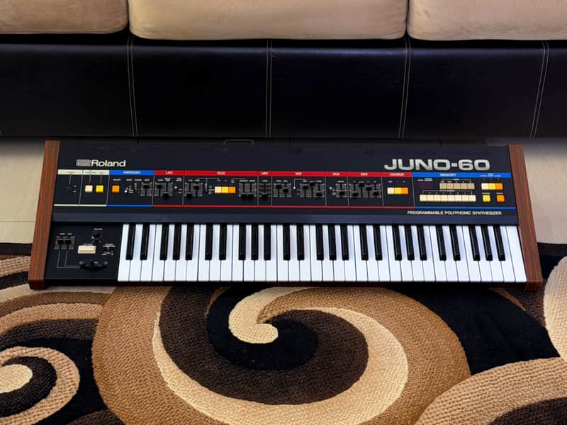(✅Serviced!) Roland Juno-60 Vintage Analog Synthesizer image 1