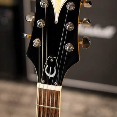 Epiphone Wildkat Semi-Hollow Electric Guitar - Antique Natural with Hardshell Case - Used image 5