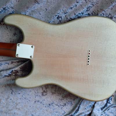 GB Liuteria Traditional Strato semi hollow european walnut relic and resin image 3