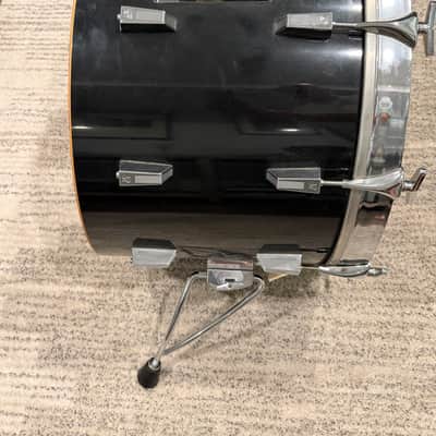 Sonor Phonic 22x14” Bass Drum 1987 ONYX Gloss Black - Bobby Christian Estate image 4