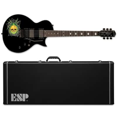 ESP LTD KH-3 Spider Kirk Hammett Black with Spider Graphic Electric Guitar + Hard Case KH3 - B-Stock - Korea image 2