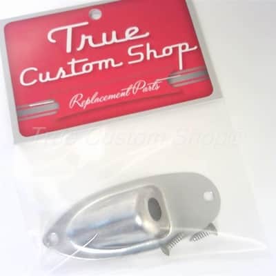 True Custom Shop® Factory Aged Chrome Boat Jack Plate for Fender Stratocaster image 4