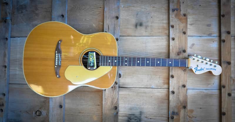 1969/1970 Fender Palomino "Johnny Cash" Broomstick w/ Ultra Rare Factory Soundhole Pickup image 1