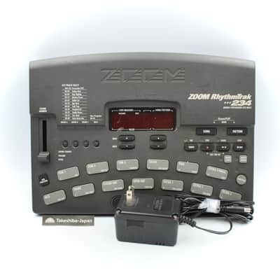 Zoom RT-234 RhythmTrak 234 With Power Supply Drum Machine Percussion SFX Bass Made in Japan 038380