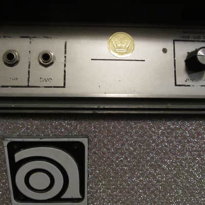 Ampeg VT-22 1974 2x12 Black/Silver 11 tubes image 2