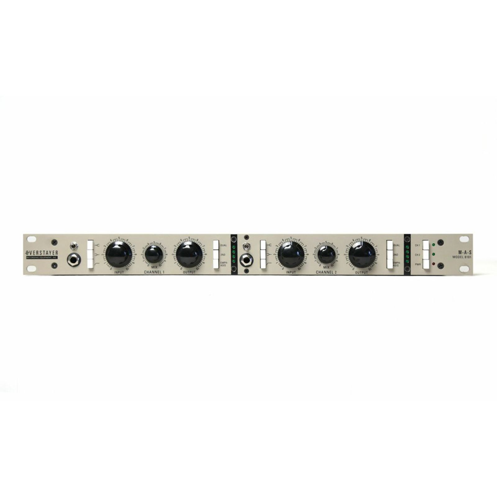 希少　OVERSTAYER M-A-S MODEL8101 Overstayer M-A-S Model 8101 Stereo Harmonic Shaper | Reverb España