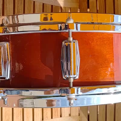 Superstar Mastercraft Artwood  5"x14" Snare Drum with Kingbeat parallel Strainer and rerings shell image 6