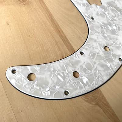 Precision P Bass Pickguard - White Pearl image 3
