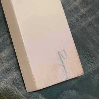 NOS. "NewVintage Cort banana Rare Flawless neck Effector bone stock NEW N.O.S. guitar neck 1970's - white flawless w factory screened logo Unplayed new frets image 10
